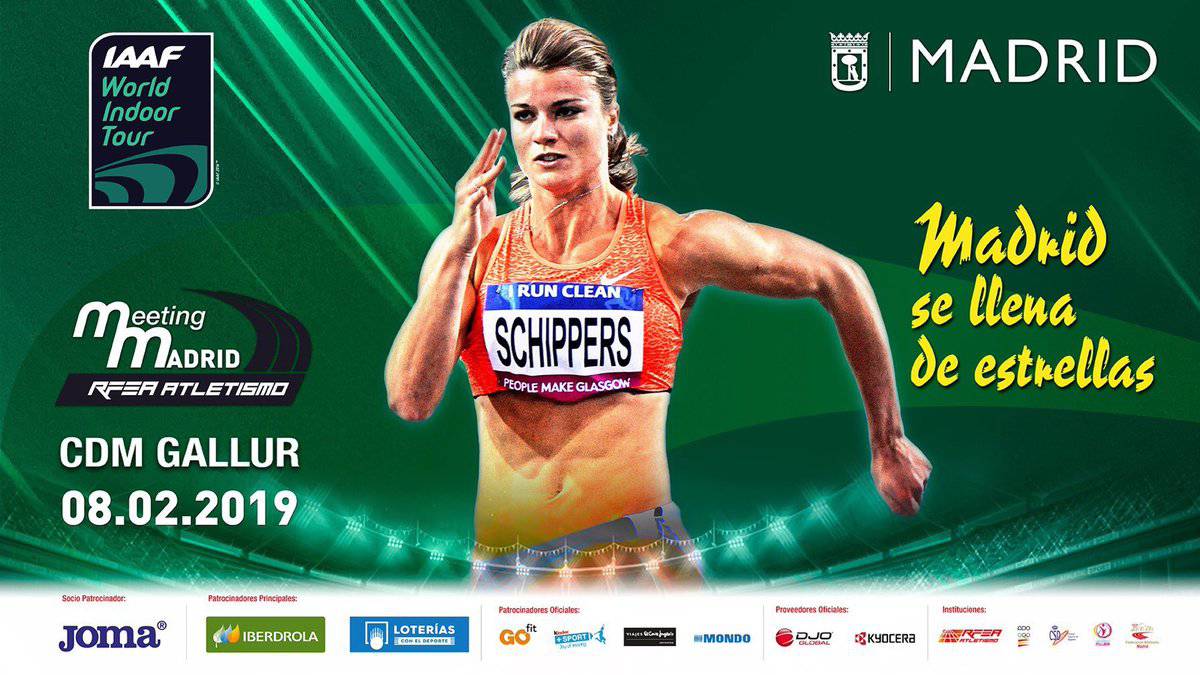 Dafne Schippers correrá por primera vez en España