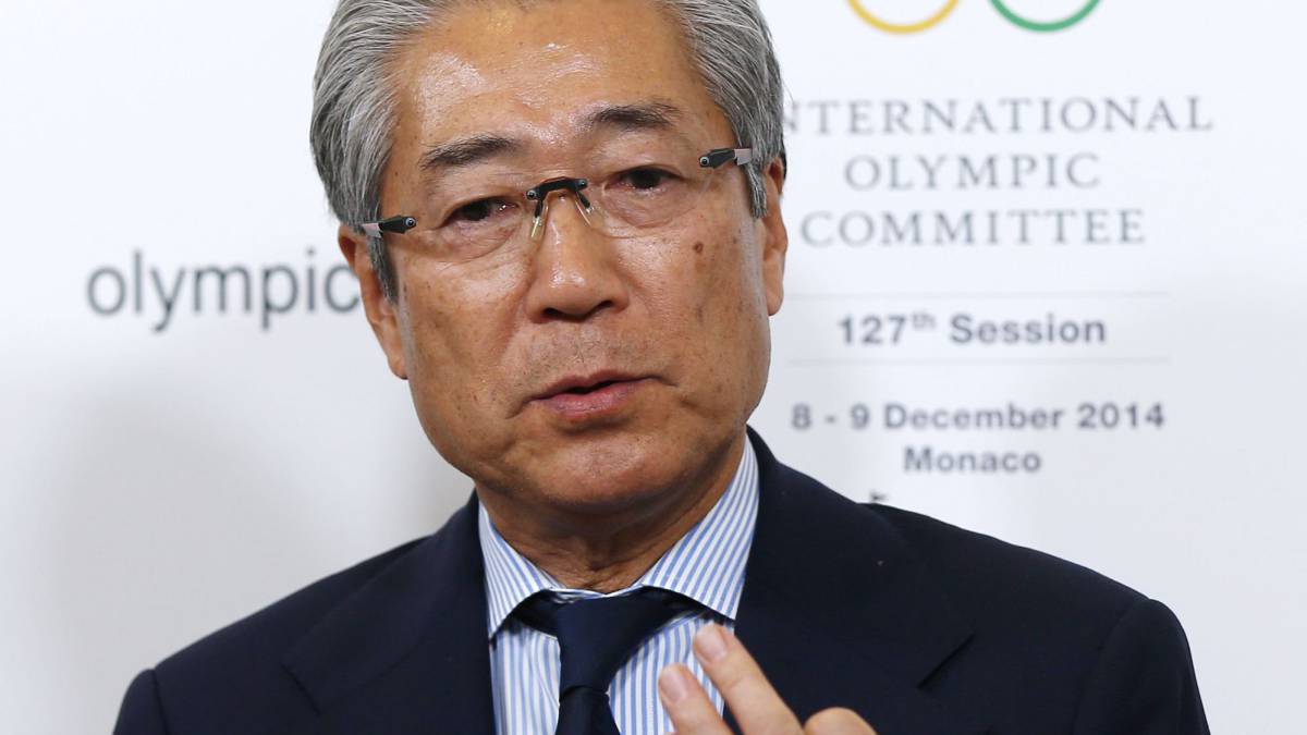 El presidente del Comité Olímpico Japonés Tsunekazu Takeda.