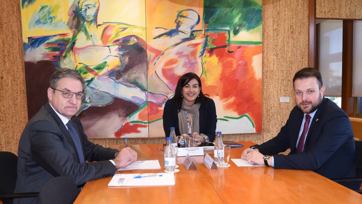 Mariano Soriano, María José Rienda (Presidenta del CSD) y Gerard Figueras