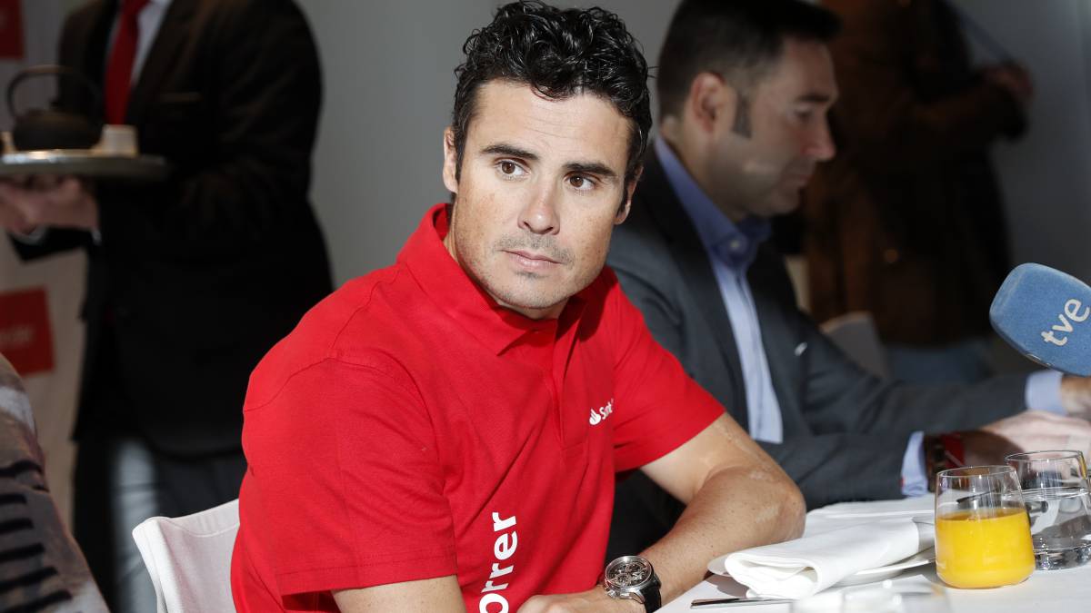 El triatleta español Javier Gómez Noya, en los Desayunos Informativos del Banco Santander.