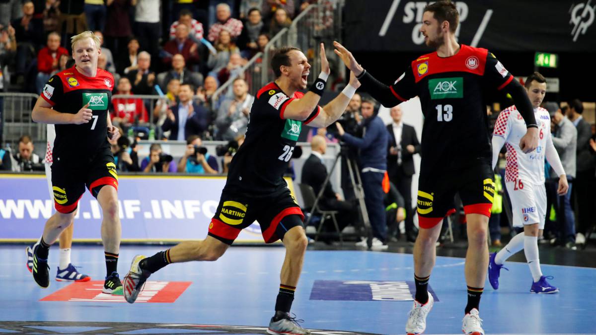 Alemania celebra su clasificación.
