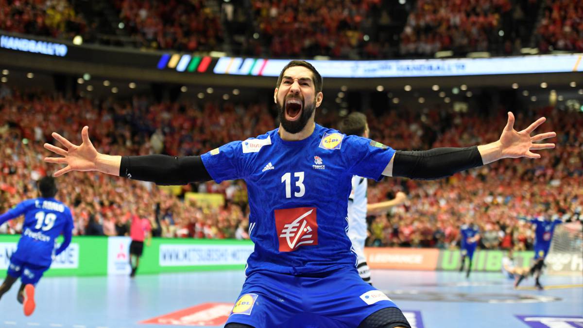 Luka Karabatic tras marcar el gol decisivo.