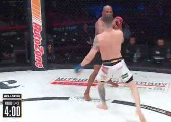 La patada del momento en la MMA: el árbitro paró la pelea nada más caer al suelo