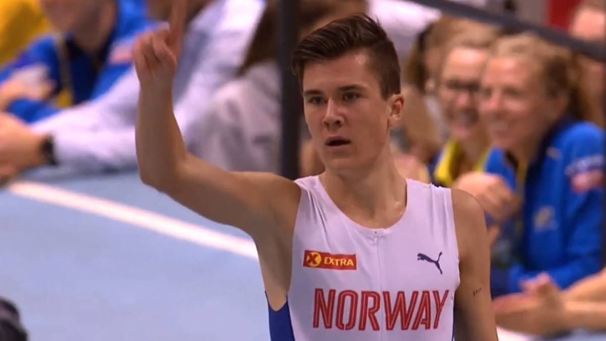 Jakob Ingebrigtsen marca nuevo récord europeo Sub-20 de 1.500