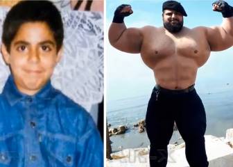 Tremendo: así ha cambiado año a año el cuerpo del 'Hulk iraní'