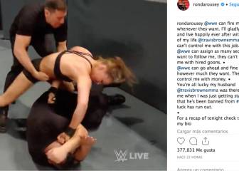 La secuencia por la que podrían despedir a Ronda Rousey
