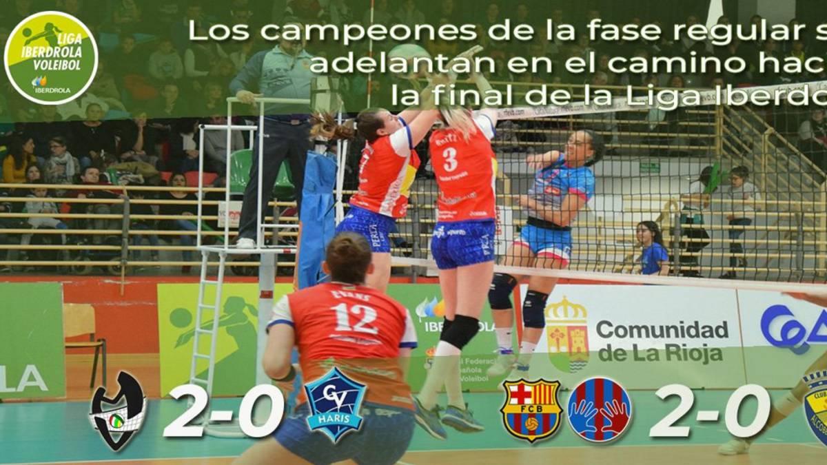 El CV Teruel se adelanta 2-0 y Minis y Barça también