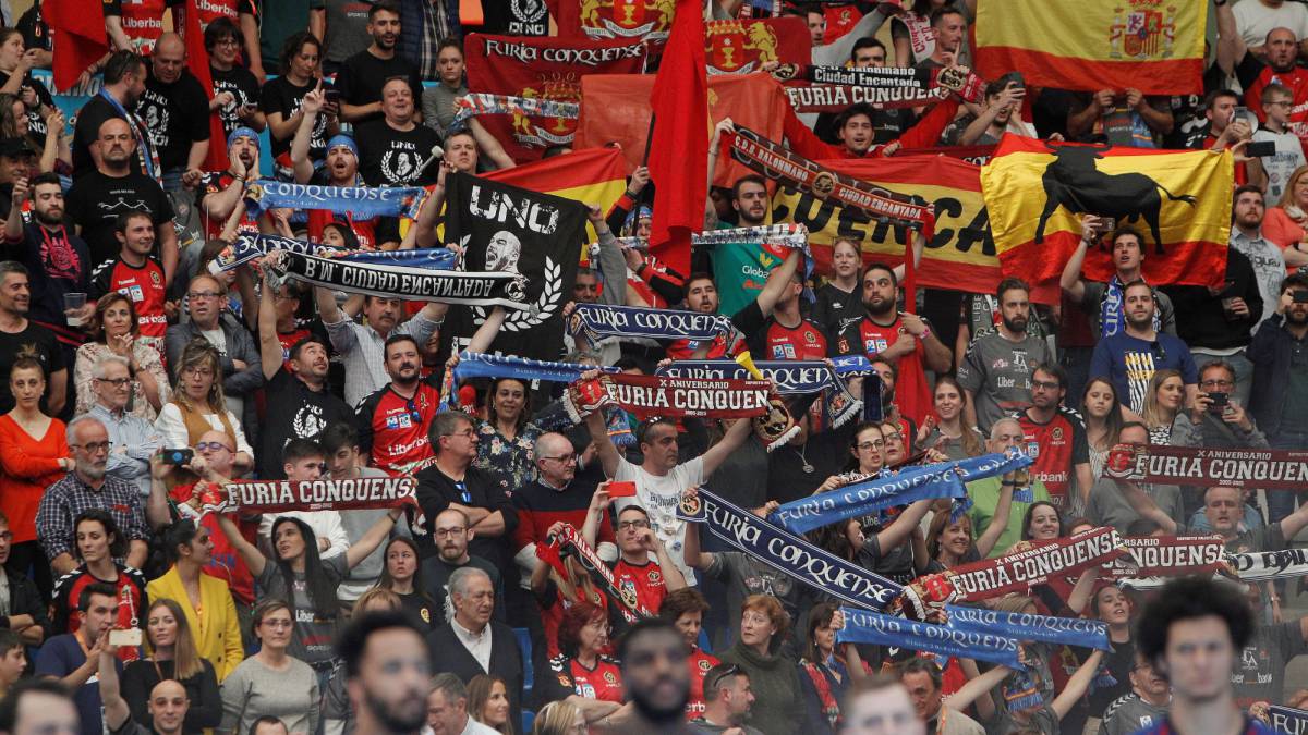 La afición de Cuenca salvo el ambiente de la Copa.