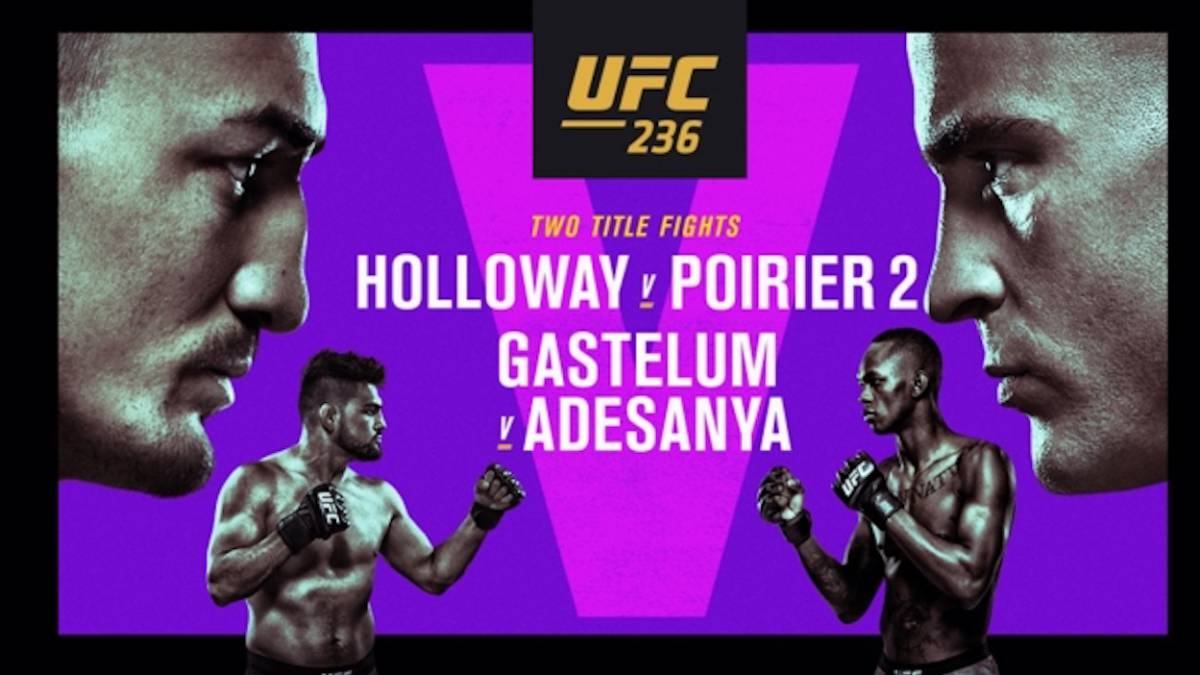 UFC 236: cartelera, horario, TV y cómo ver el Holloway - Poirier