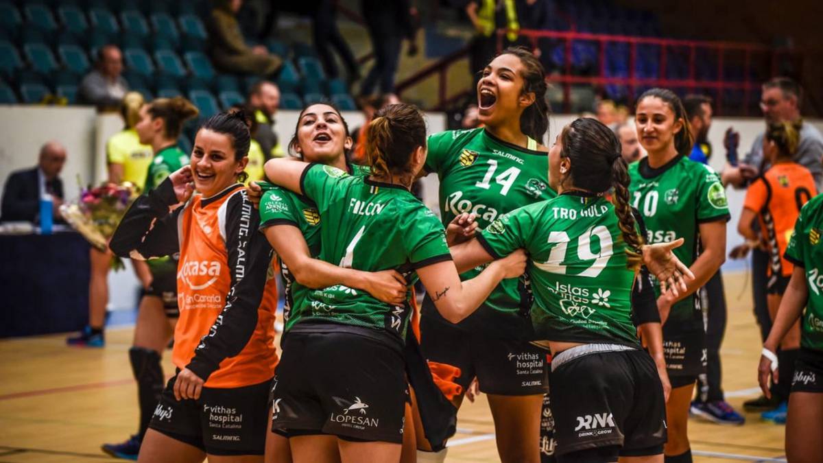 El Rocasa celebra el paso a la final.
