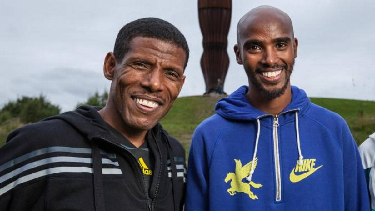 Gebrselassie y Farah
