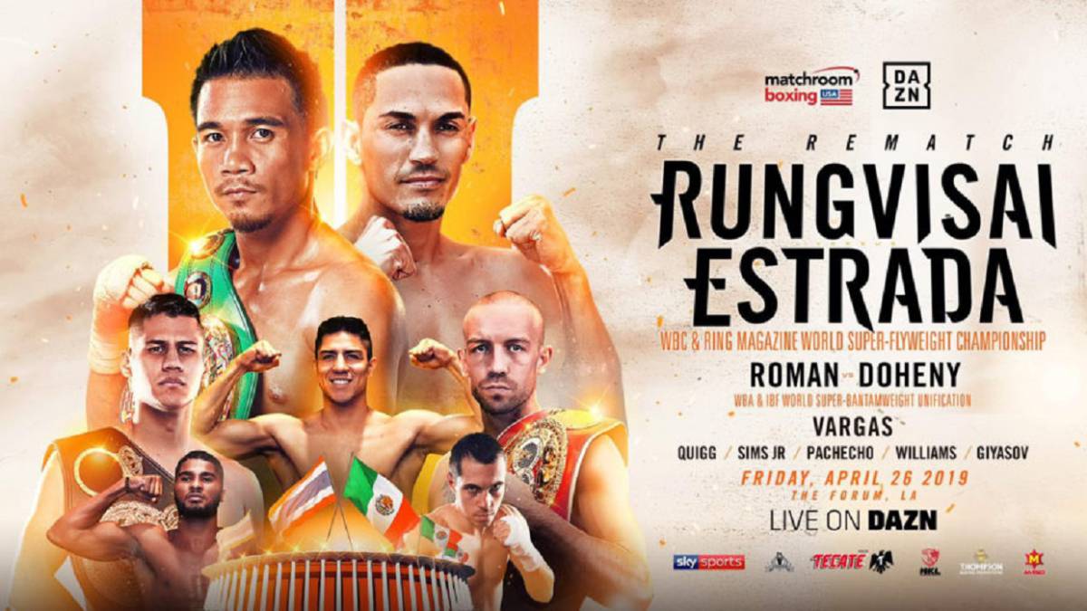 Rungvisai vs Gallo Estrada: TV, horario, cartelera y cómo ver