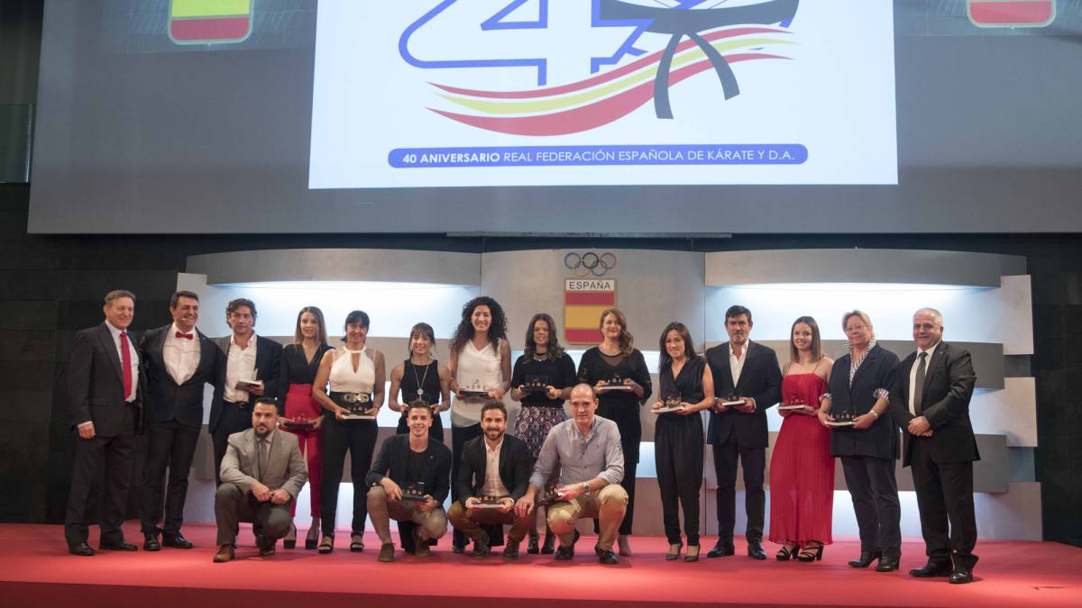 El kárate español celebra
los 40 años de la Federación