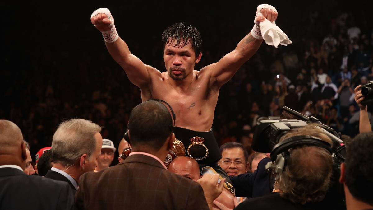 Pacquiao anuncia su pelea contra Thurman para el 20 de julio.