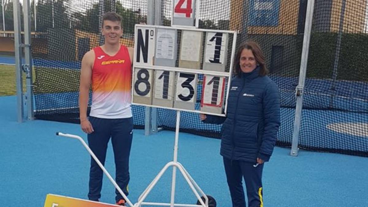 Manu Quijera bate el récord de España de jabalina: 81,31