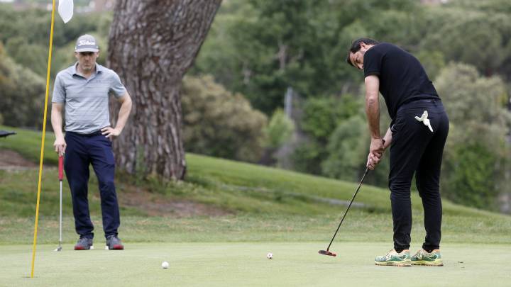 Ricardo: "El golf es exigente, a veces me tiene loco"