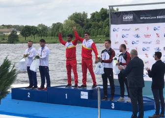 Abad y Borrás, oro en K2 200 en la Copa del Mundo de Poznan
