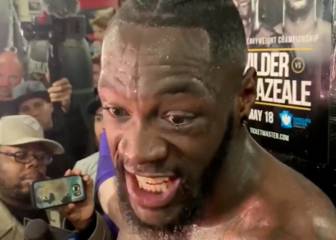 Ha sido elegida como 'la frase de un atleta que da más miedo': Wilder y su