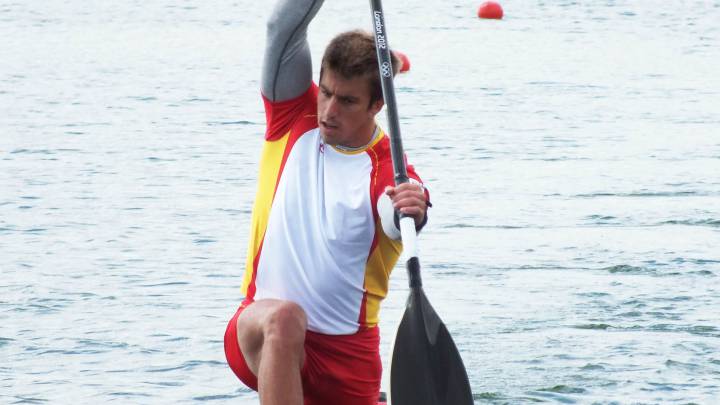 Sete Benavides compite durante los Juegos Olímpicos de Londres 2012.
