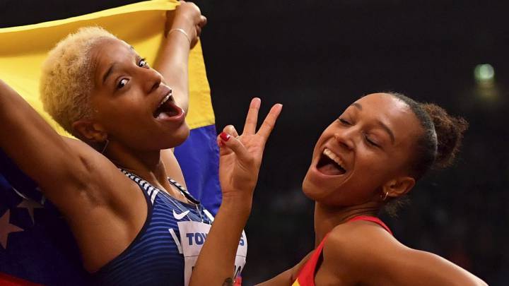 Yulimar Rojas y Ana Peleteiro