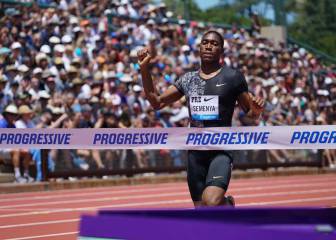 Ortega gana en vallas en el regreso de Semenya al 800