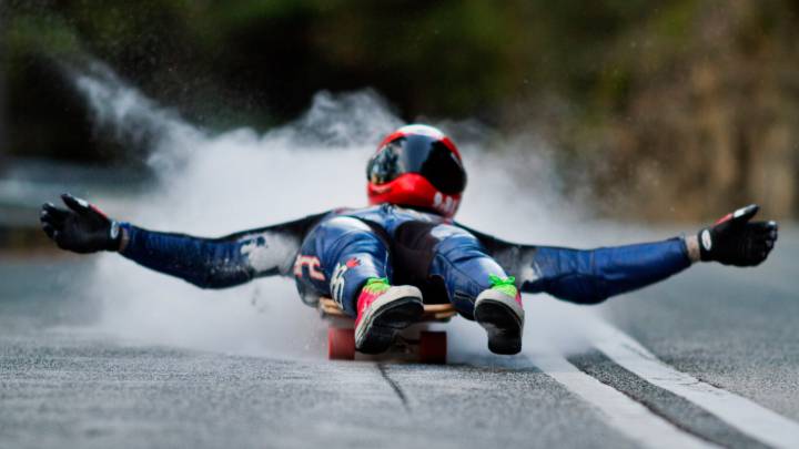 Echegaray: "Hacer descenso en 'street luge' no es de locos"
