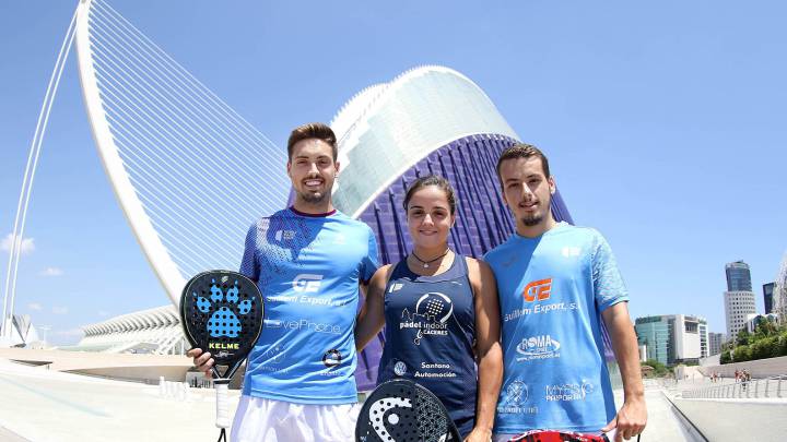 José Rico, Paula Josemaría y Javi Rico.