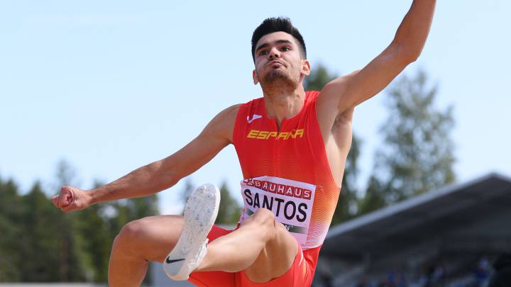 Héctor Santos, plata europea Sub-23: vuela a 8,19 en longitud