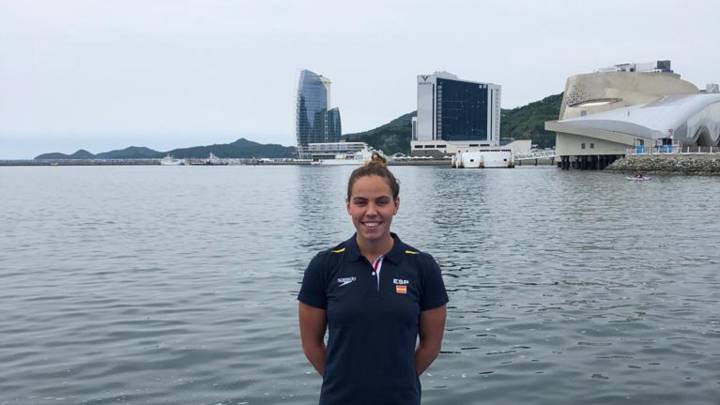 María Vilas, en Gwangju.