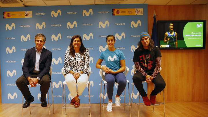 Carolina Marín y Movistar unen tecnología y deporte
