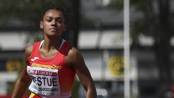 Jaël Bestue, a toda velocidad: bronce europeo Sub-20 en 100
