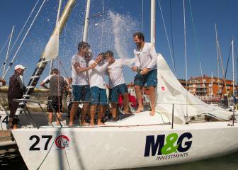 El ‘M&G Tressis’ de Santurde se lleva el Mundial J80 de Getxo