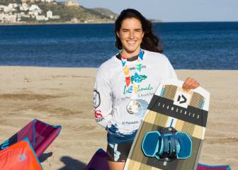 Nina Font, promesa olímpica del kitesurf