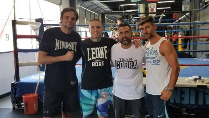 Kerman Lejarraga prepara su pelea ante Avanesyan en Los Ángeles.