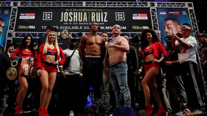 Andy Ruiz y Eddie Hearn se enzarzan por la revancha.