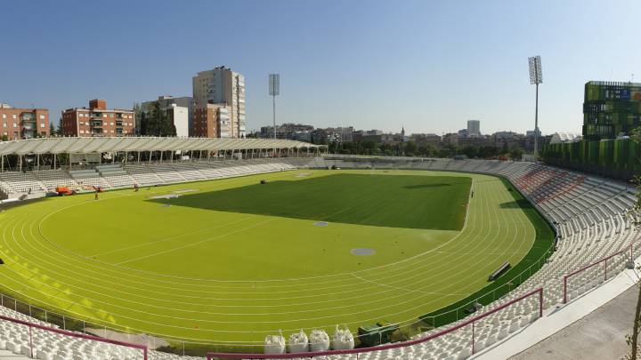 Imagen de las gradas del Nuevo Estadio de Vallehermoso