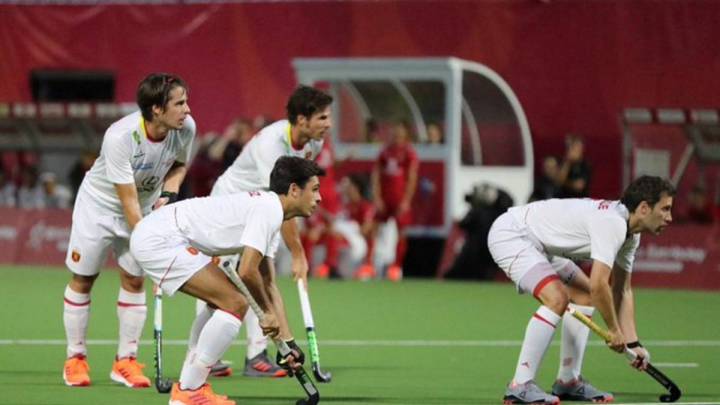 Los jugadores de la selección española, durante un partido del Campeonato de Europa.