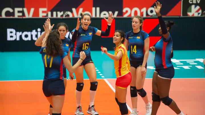 España derrota Bielorrusia para seguir aspirando a segunda ronda