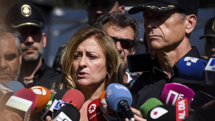 La delegada del Gobierno María Paz García Vera interviene para informar sobre la búsqueda de Blanca Fernández Ochoa.
