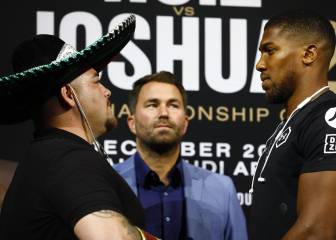 El careo entre Anthony Joshua y Andy Ruiz