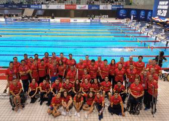 España logra 14 medallas en el Mundial de natación paralímpica