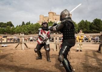 El torneo nacional de combate medieval en el Castillo de Belmonte