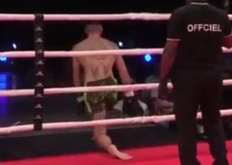 Fue tal la noqueada que se levantó pensando que ganó