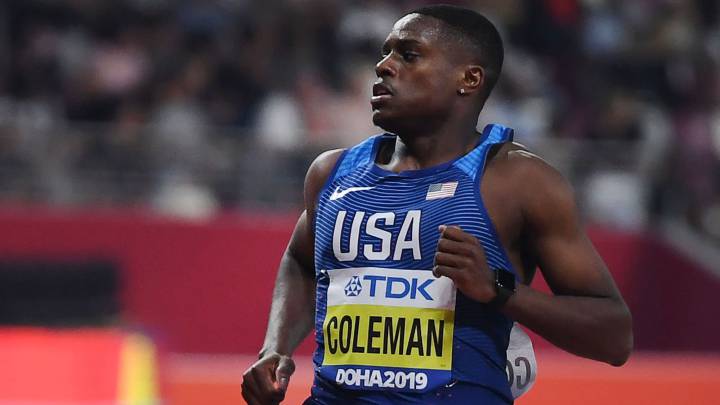 Coleman se pone a otro nivel en semifinales de 100 con 9.88