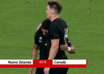 Los All blacks destrozan a una débil Canadá