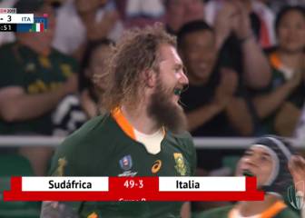 Sudáfrica aplasta a una gris Italia
