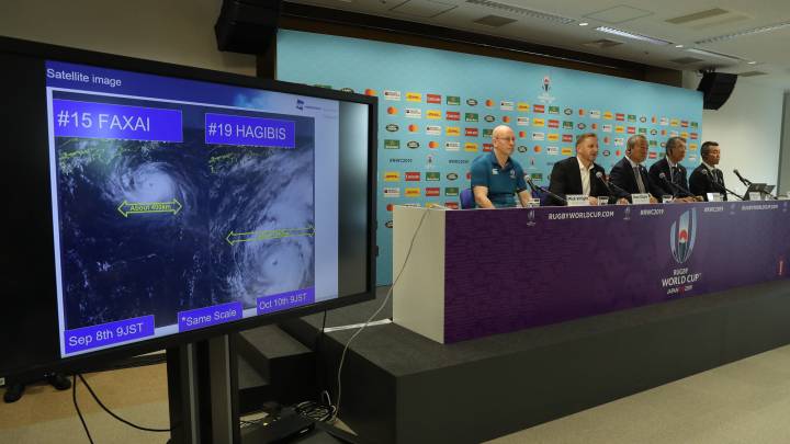 Rueda de prensa Hagibis Mundial rugby 2019
