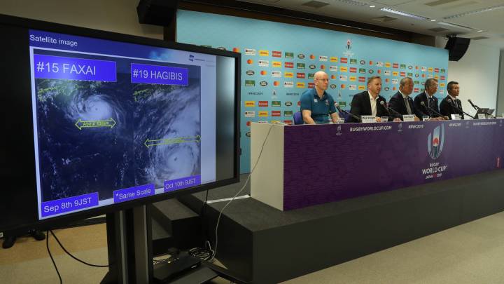 Rueda de prensa Hagibis Mundial rugby 2019