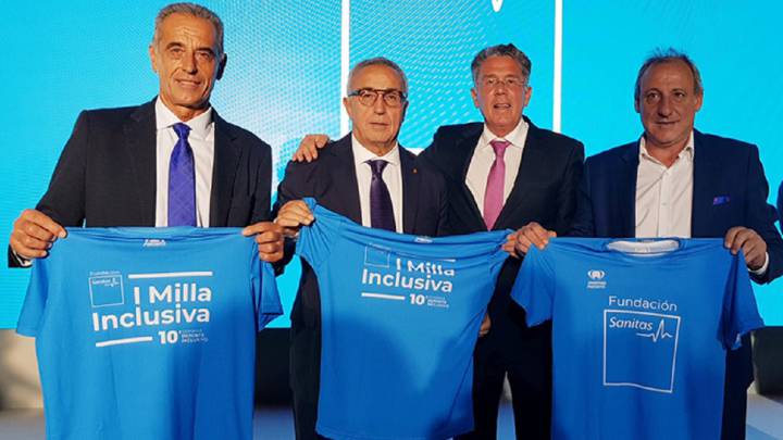 Alejandro Blanco aglutina a las estrellas del deporte español en la I Milla Inclusiva