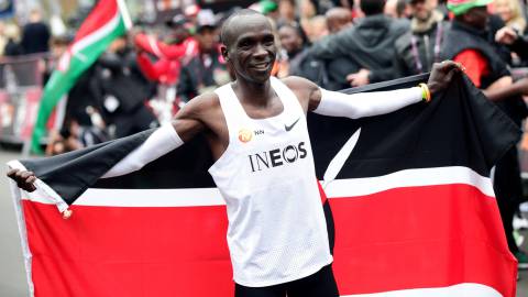 Kipchoge reto Ineos 2019
